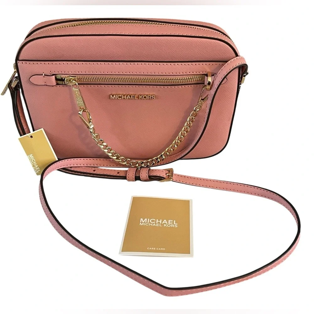 HP x 3 ☄️🥳 Michael Kors Leather Primrose Crossbody Bag with Gold Accents SOLD! - Picture 4 of 13
